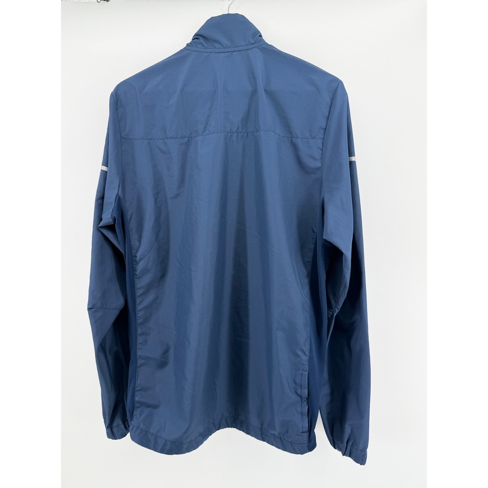 Adidas Running Climaproof Quarter Zip Windbreaker Jacket Mens Medium Navy S13637 - Picture 8 of 8